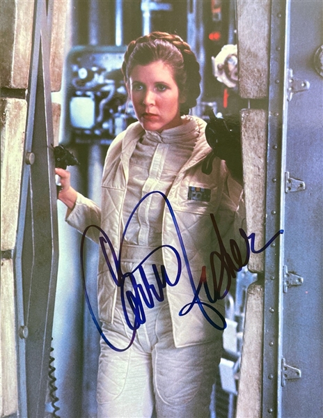Star Wars: Carrie Fisher 8” x 10” Signed Photo From “The Empire Strikes Back” (Beckett/BAS Guaranteed)