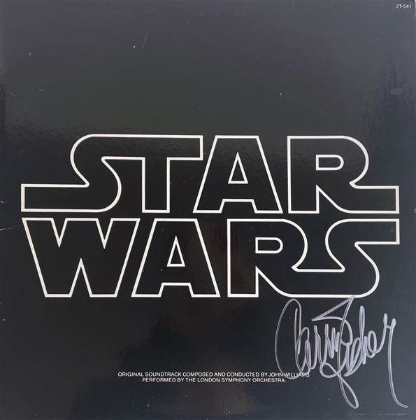 Star Wars: Carrie Fisher Signed Original 1977 Soundtrack Album (JSA Authentication)