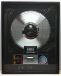 Guns N Roses Group Signed 1987 Platinum Record Award for "Appetite for Destruction" (Ex. Geffen Records Exec. & Epperson/REAL LOA)