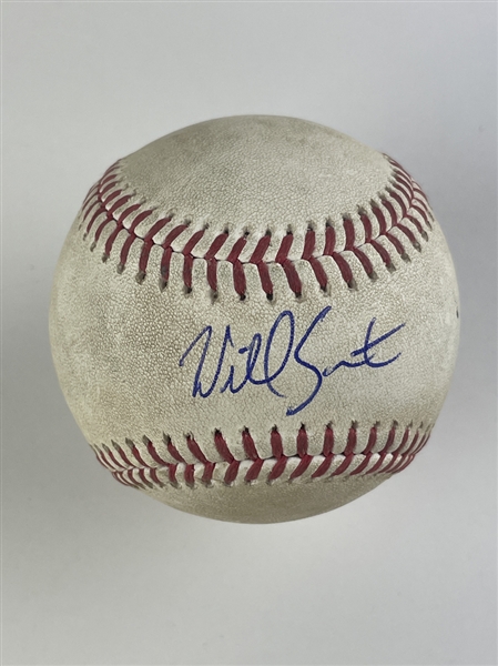 Will Smith Game Used & Signed OML Baseball :: Used 8-30-2021 ATL vs LAD (MLB Holo & PSA/DNA)
