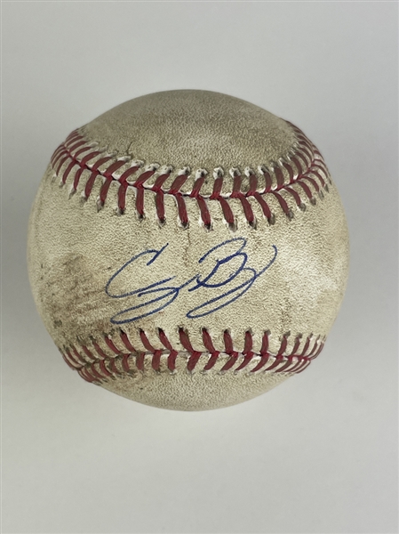 Cody Bellinger Game Used & Signed OML Baseball :: Used 5-31-2019 PHP vs LAD (MLB Holo & PSA/DNA)