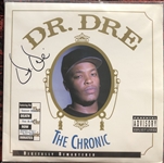 Dr. Dre Signed "The Chronic" Album Cover (Beckett/BAS Guaranteed)