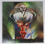 Van Halen: Eddie & Sammy Signed "5150" Vinyl LP Album Cover (2 sigs) (JSA LOA)