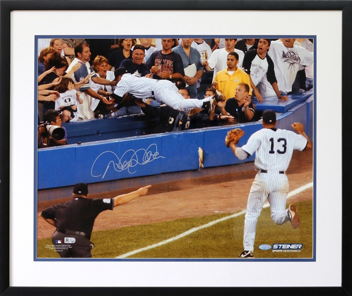 Derek Jeter Signed “The Dive” Color Photograph 16" x 20" (Steiner & MLB EK810406) (Beckett/BAS Guaranteed)