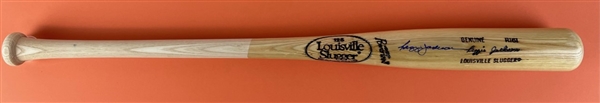 Reggie Jackson Signed Louisville Slugger Baseball Bat (Beckett/BAS Guaranteed)