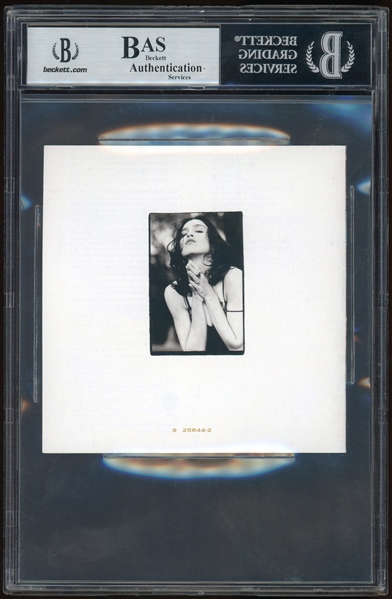 Madonna Signed Like a Prayer CD Booklet (Beckett Encapsulated)