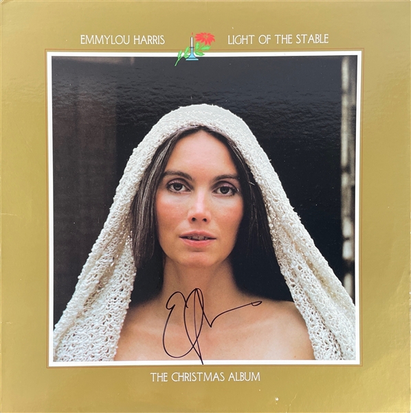 Emmylou Harris Signed Light of the Stable Album Cover (Beckett/BAS Guaranteed)