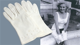 Marilyn Monroe’s 1950s Personally Owned and Worn White Gloves (1970 MGM Auction Cataloguer Kent Warner Provenance) 