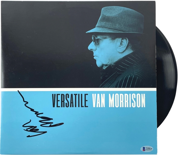 Van Morrison Signed "Versatile" Record Album (Beckett/BAS LOA)