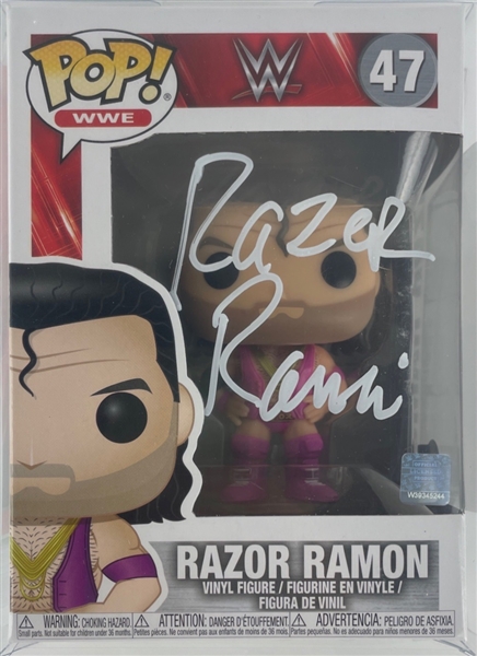 Razor Ramon Signed Funko Pop (Beckett/BAS COA)