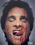 Christian Bale Superb Signed 11" x 14" Color Photo from "American Psycho" (Beckett/BAS COA)