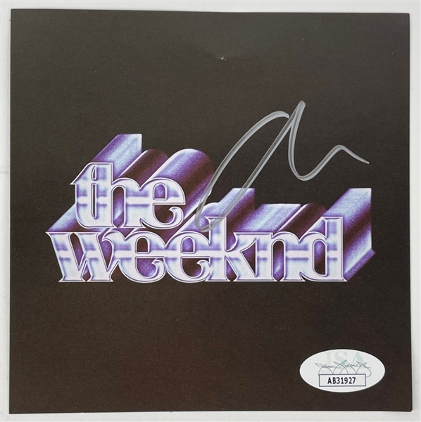 The Weekend Signed CD Insert (JSA)
