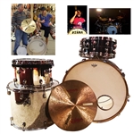 Taylor Hawkins Personally Owned & Played Drum Kit from 2005 Foo Fighters "In Your Honor" Tour - Also Played by David Grohl - Direct from Taylor Himself!