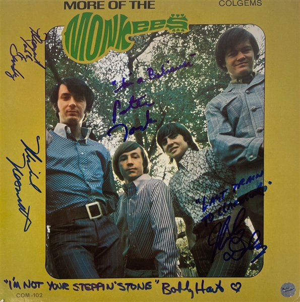 The Monkees: Nesmith, Dolenz, Tork, and Hart Signed "More of the Monkees" Album (Beckett/BAS Guaranteed)