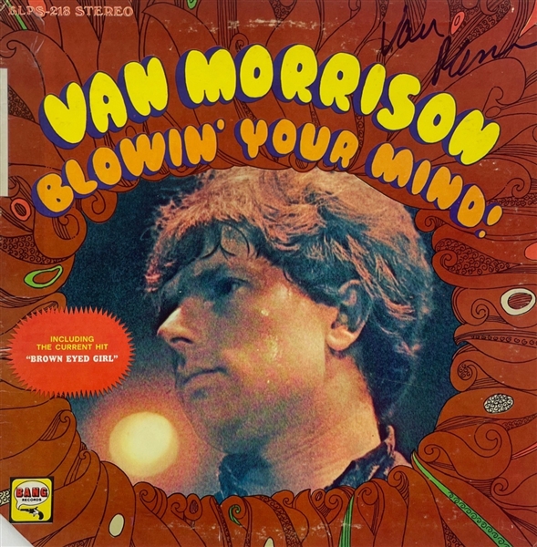 Van Morrison Signed "Blowin Your Mind" Album Cover (Beckett/BAS Guaranteed)