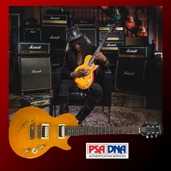 Guns N' Roses: Slash Signed Epiphone Les Paul Slash Model Guitar (PSA/DNA)