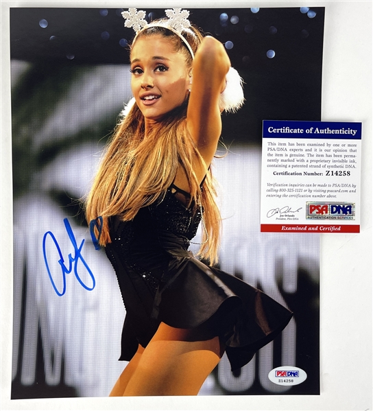 Ariana Grande Signed 8" x 10" Color Photo (PSA/DNA COA)