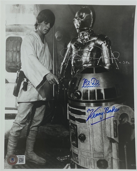 Star Wars: Baker & Daniels Signed & Inscribed 8" x 10" Photo (BAS LOA) (Steve Grad Autograph Collection)