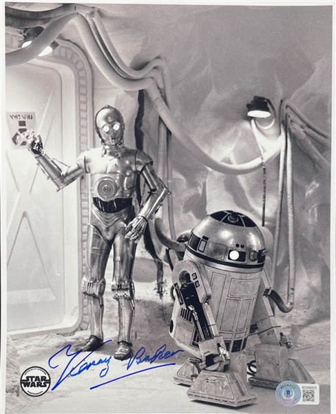 Star Wars: Kenny Baker Signed 8" x 10" Photo (BAS COA) (Steve Grad Autograph Collection)