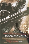 Epic Terminator Salvation Cast signed poster (Bale, Worthington, Yelchin & More)(Beckett/BAS Guaranteed)