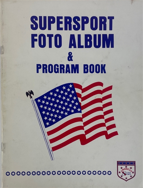 RARE Hall of Famers Multi-Signed 1975 Supersport Foto Album & Program! Sigs Include: Mantle, Mays, Hornung, and more!  (BAS LOA)