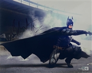 Batman: Christian Bale Signed 11" x 14" Photo (BAS COA)