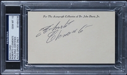 Roberto Clemente Signed 3" x 5" Index Card with GEM MINT 10 Autograph (PSA/DNA Encapsulated)