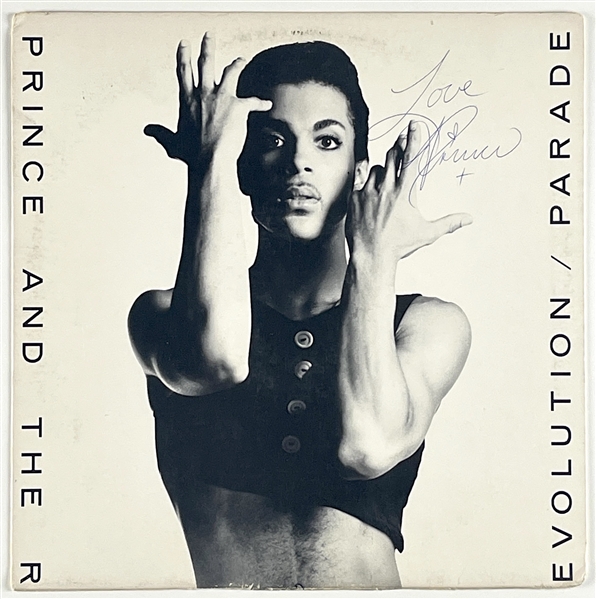 Prince Signed “Parade” Album Record (Roger Epperson/REAL LOA)