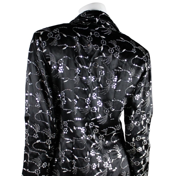 Prince’s 1990s Stage-Worn Black Jacket w Silver Threads/Sequins (Wife Mayte Garcia LOA) 