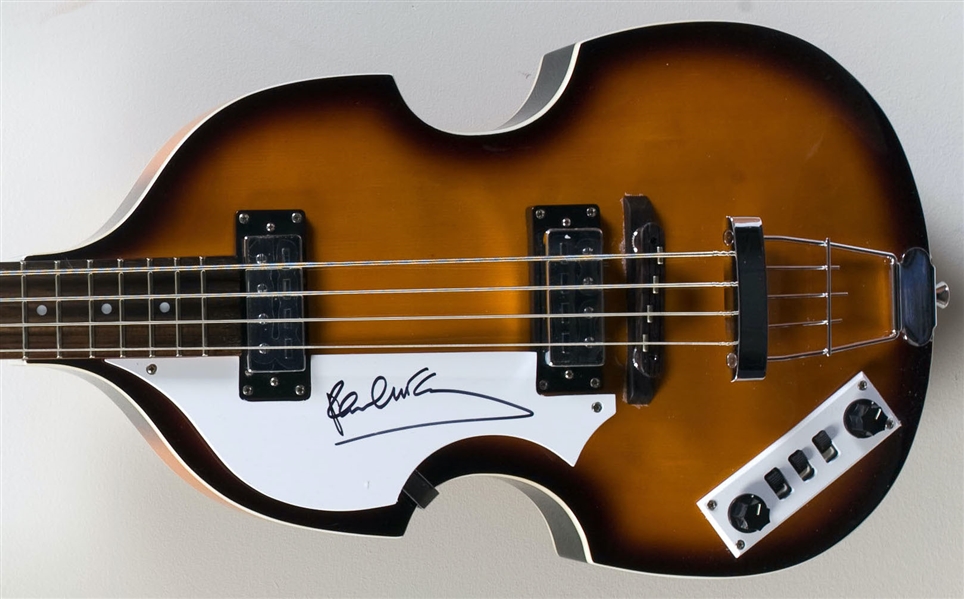 The Beatles: Paul McCartney In-Person Signed Hofner Bass Guitar (JSA & Frank Caiazzo LOAs) 