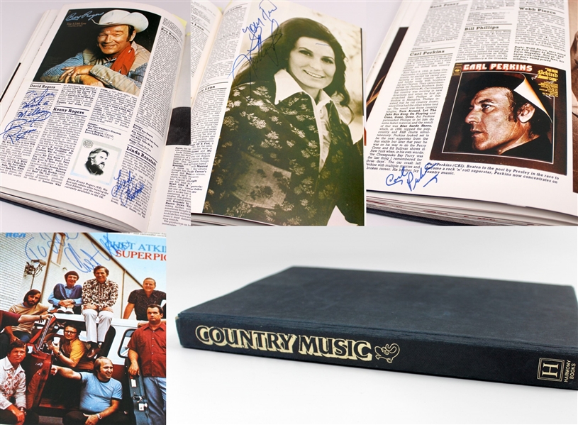 “The Illustrated Encyclopedia of Country Music” Extensively Signed Book (Dozens of Sigs) (Beckett/BAS Guaranteed) 