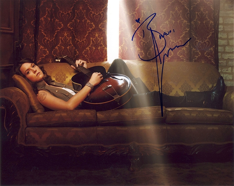 Brandi Carlile Signed 10” x 8” Photo (Beckett/BAS Guaranteed)