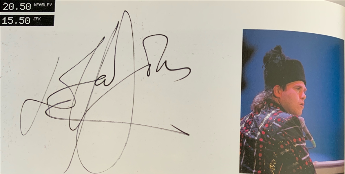 “Live Aid” Extensively-Signed Book w/ Queen, McCartney x2, Clapton, Elton, & Many More! (Plus x2 Freddie Mercurys) (60+ Total Sigs) (Beckett/BAS Guaranteed) 