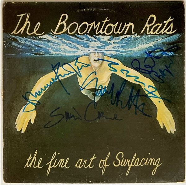 Boomtown Rats Group Signed “The FIne Art of Surfacing” Record Album (5 Sigs) (Beckett/BAS Guaranteed) 
