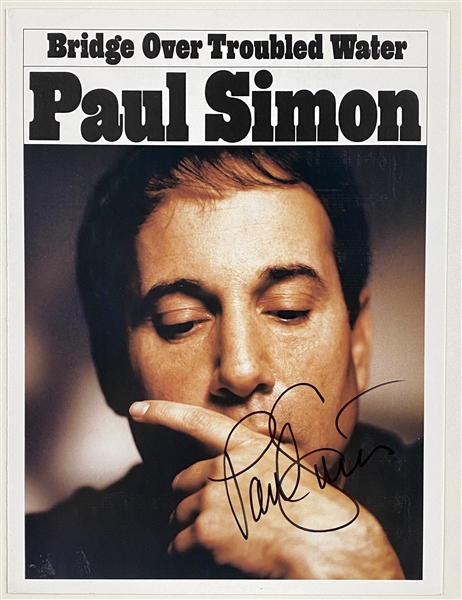 Paul Simon Signed “Bridge Over Troubled Water” Sheet Music (Beckett/BAS Guaranteed)