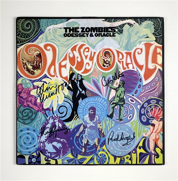 The Zombies Group Signed “Odessey & Oracle” Album Record (4 Sigs) (Beckett/BAS Guaranteed)