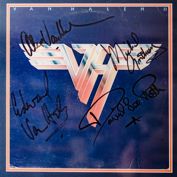 Van Halen 1979 Group Signed “Van Halen II” Record Album (4 Sigs) (Roger Epperson/REAL LOA)