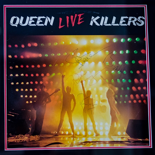 Queen Group Signed “Live Killers” Record Album (4 Sigs) (Roger Epperson/REAL LOA)