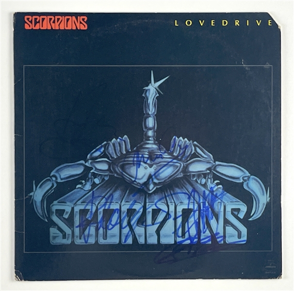 The Scorpions: In-Person Group Signed “Lovedrive” Album Record (5 Sigs) (John Brennan Collection) (Beckett/BAS Authentication) 