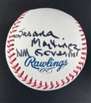 Former New Mexico Governor Susana Martinez Signed OML Baseball w/ Inscription (Beckett/BAS)