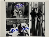 Star Wars: Ford & Baker Signed Promotional Press Photo w/ Original CBS Biographical Sheet (Beckett/BAS LOA)