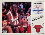 Michael Jordan Signed Magazine Photograph for Historic 1988 NBA All-Star Game (Beckett/BAS LOA)