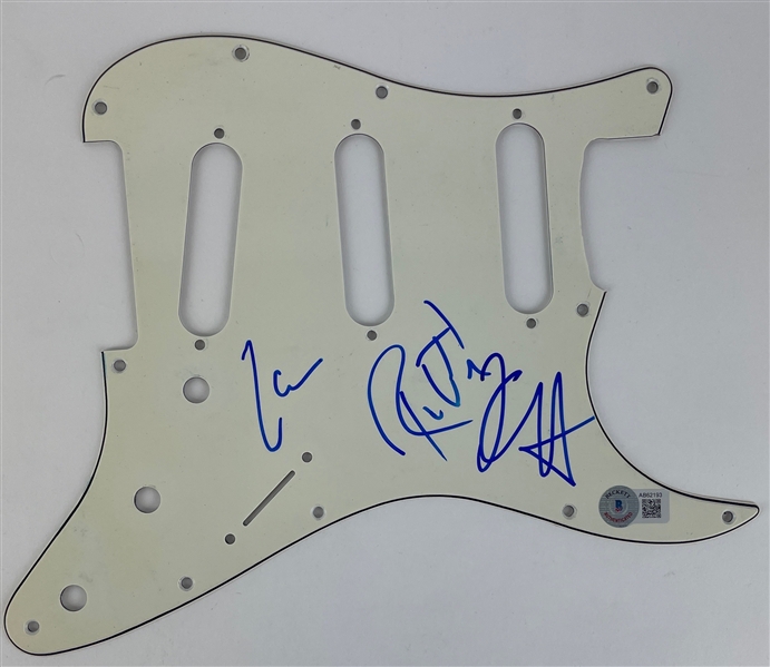 Metallica: Group Signed Guitar Pickguard (3 Sigs)(Beckett/BAS LOA) (Steve Grad Autograph Collection)