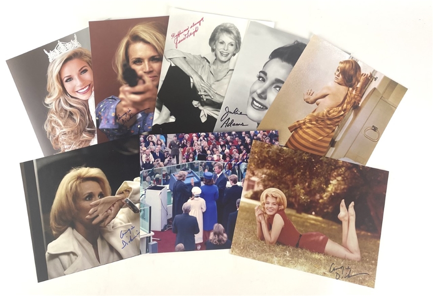 Celebrity Woman of Hollywood: Lot of 7 Individually Signed Photos (Beckett/BAS Guaranteed)