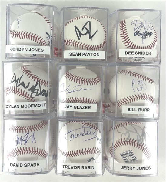 Lot of 9 Individually Signed Baseballs (Beckett/BAS Guaranteed)