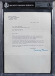 Audrey Hepburn Vintage Typed Signed Letter with Rare Married Name Signature (Beckett/BAS Encapsulated)