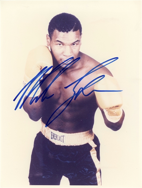 Mike Tyson In-Person Signed 8” x 10” Photo (Beckett/BAS Guaranteed) 