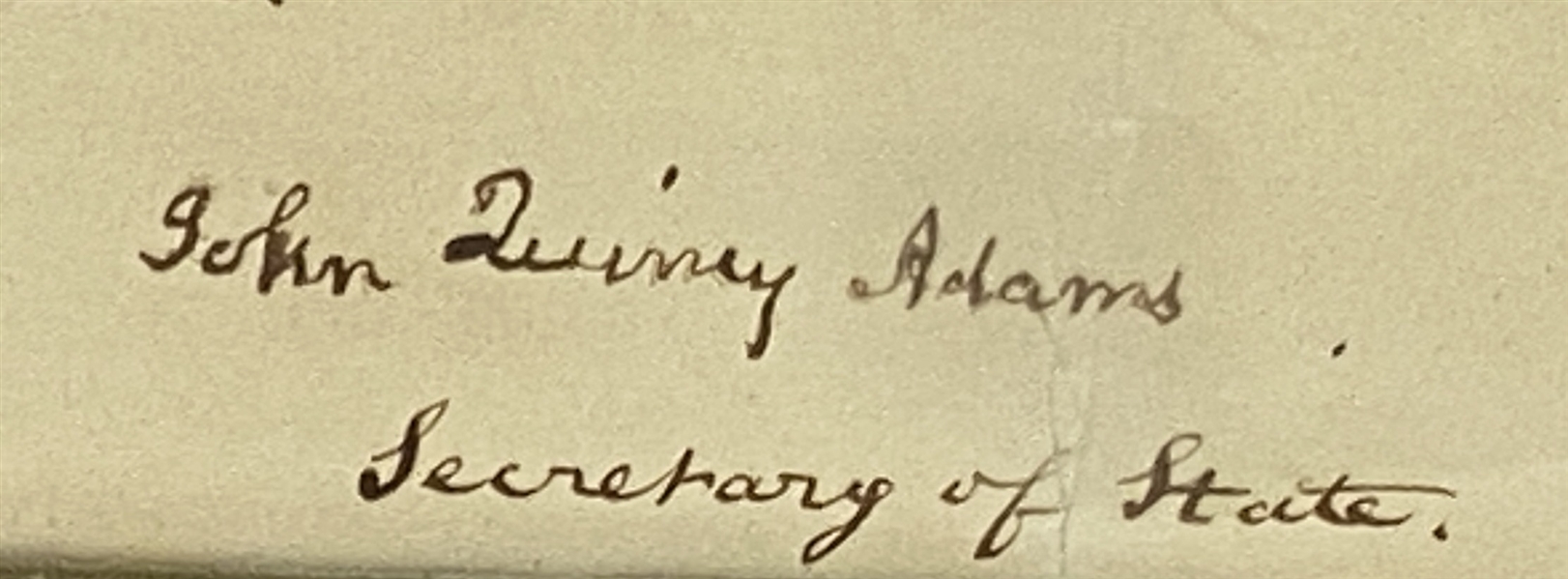 James Monroe & John Quincy Adams Dual-Signed 1818 Court Document (JSA LOA) 