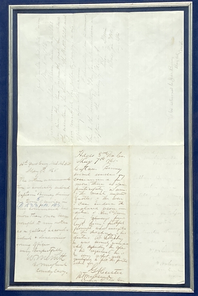 George A. Custer 1865 Handwritten Military Endorsement Letter (PSA LOA) 