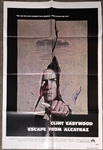 Clint Eastwood Signed “Escape from Alcatraz” Original Full-Sized Poster (Beckett/BAS Guaranteed)